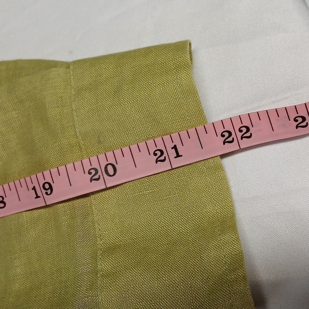 J. Jill Love 100% Linen Button-down Long Sleeve Shirt Women's Size L Petite - Picture 11 of 12